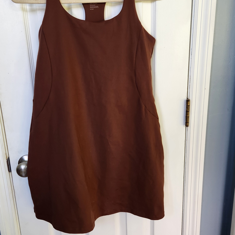 Girlfiend Collective Athletic Dress With Built In Shorts